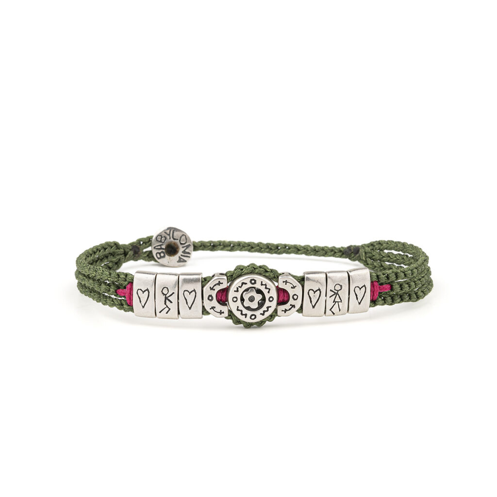 Trust in Pebbles Bracelet 935° Sterling Silver