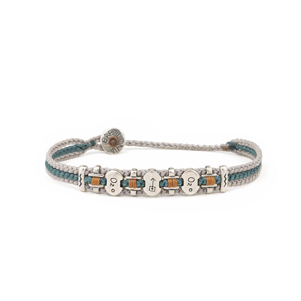 Tied Fantasy Box Bracelet 935° Sterling Silver
