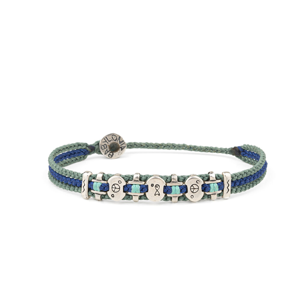 Tied Adaptability Box Bracelet 935° Sterling Silver