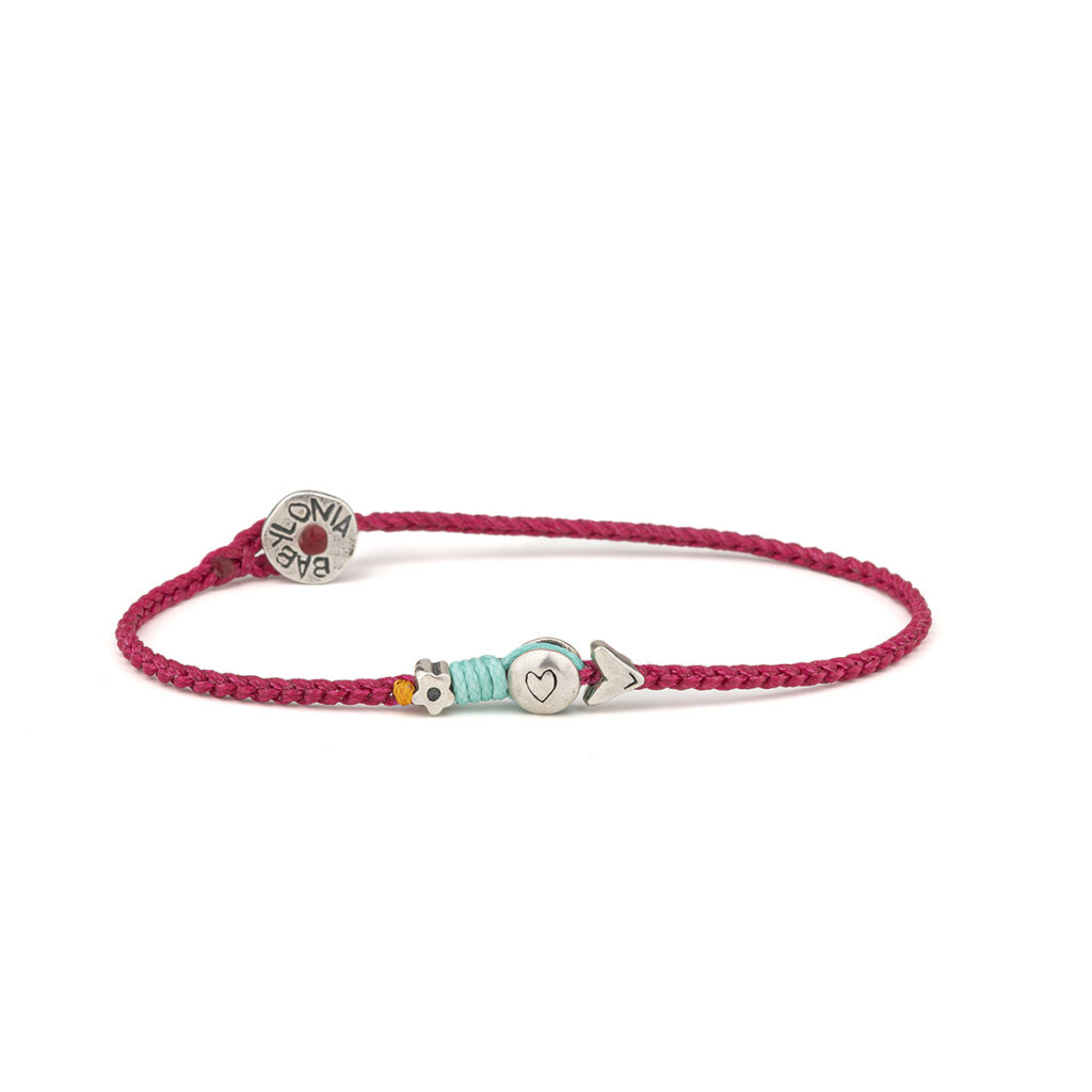 Love Zip Wire Bracelet 935° Sterling Silver