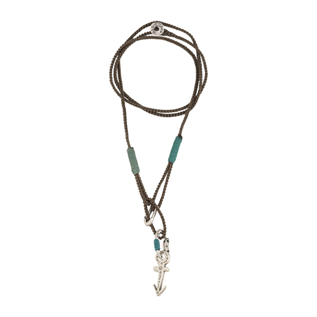 Direction Sideways Necklace 935° Sterling Silver