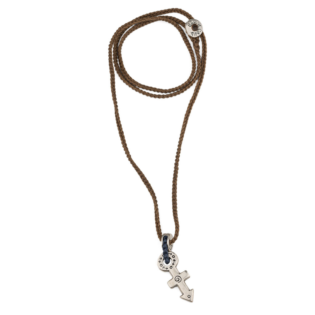 Directioned Faith Necklace 935° Sterling Silver