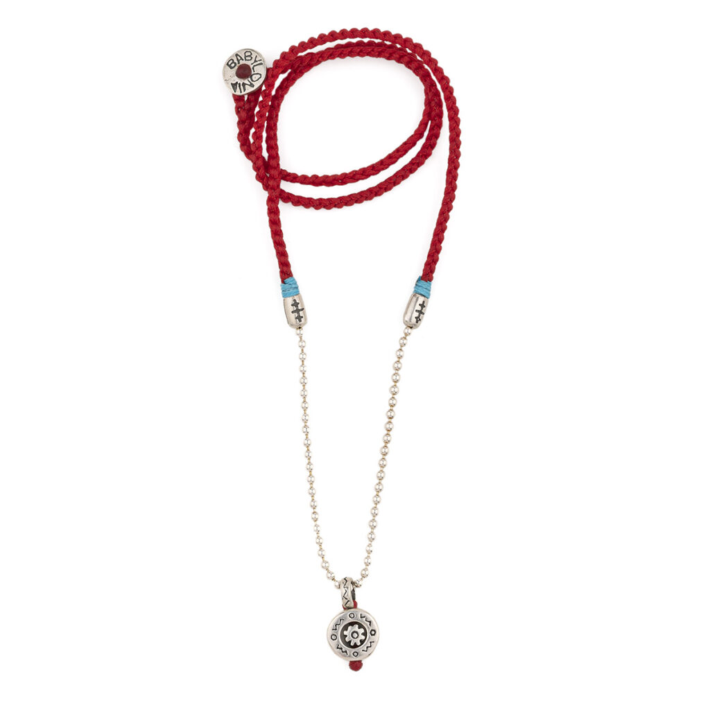 Rounded Optimism Necklace 935° Sterling Silver