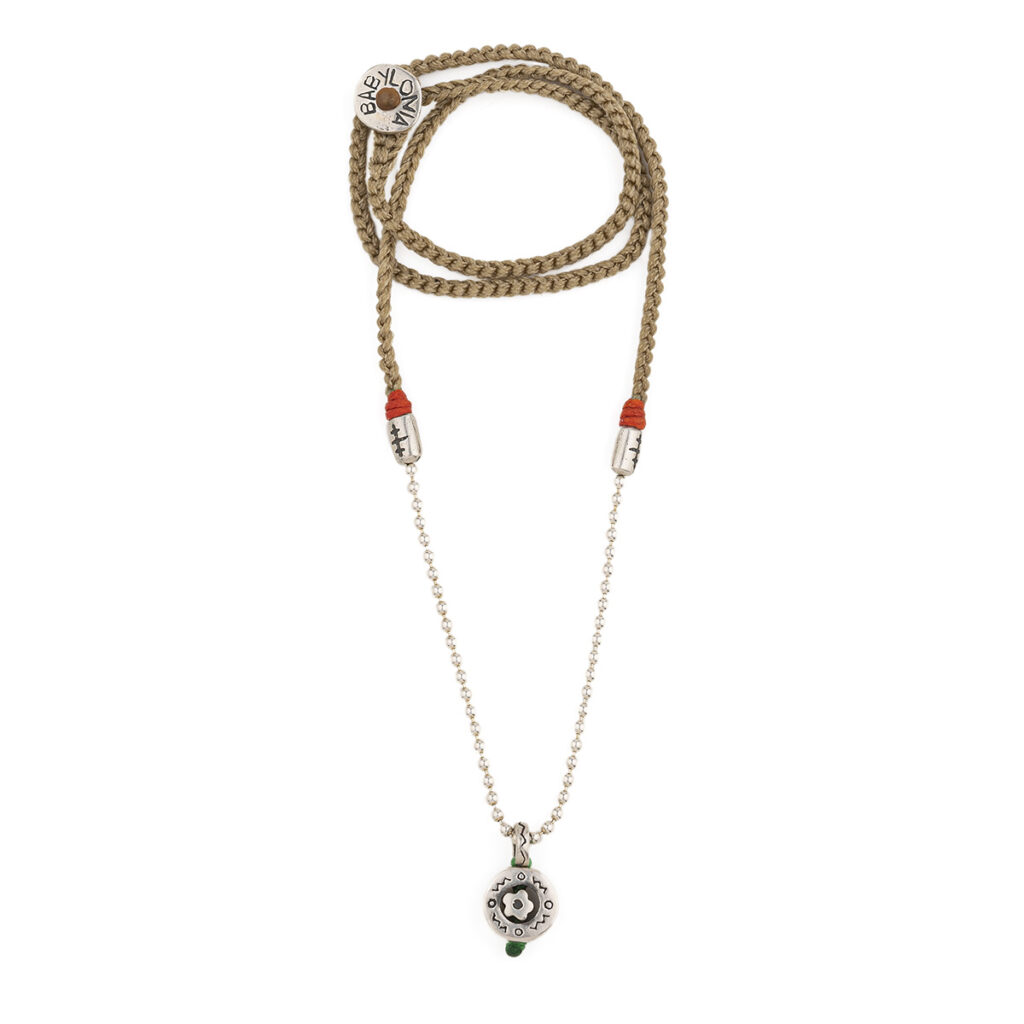 Rounded Trust Necklace 935° Sterling Silver