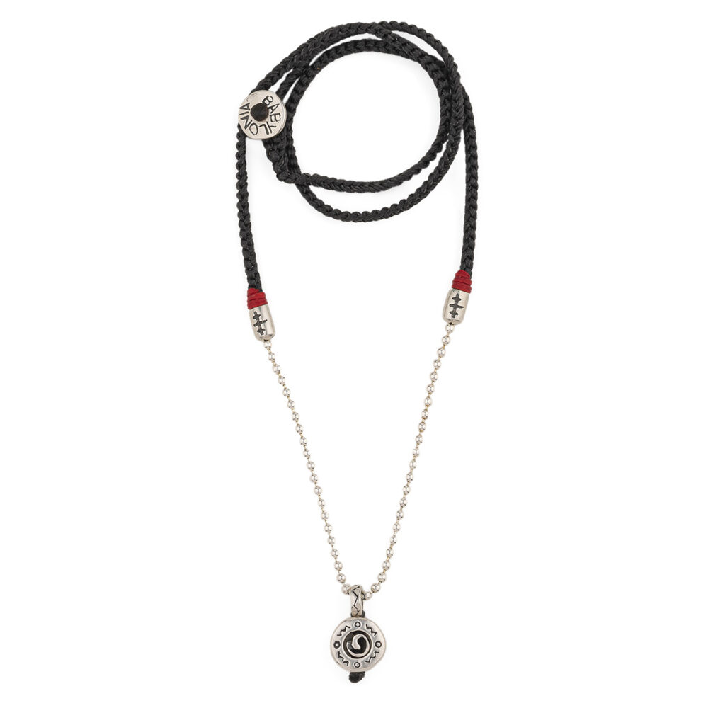 Rounded Soul Necklace 935° Sterling Silver