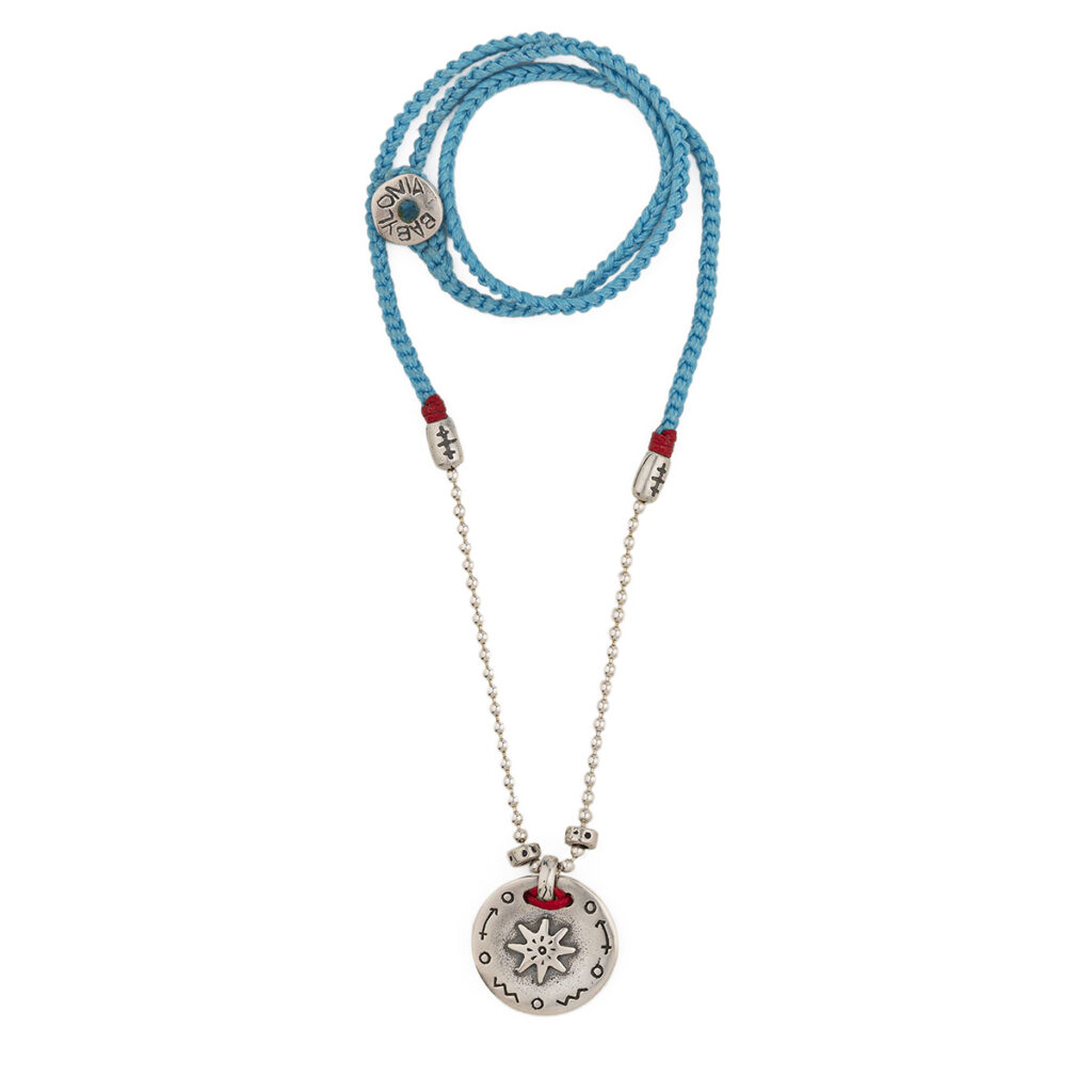 Optimism Around Linked Necklace 935° Sterling Silver