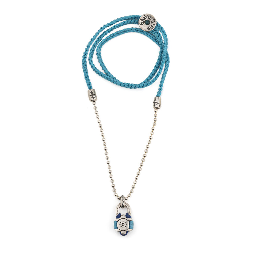 Optimism Padlock Necklace 935° Sterling Silver