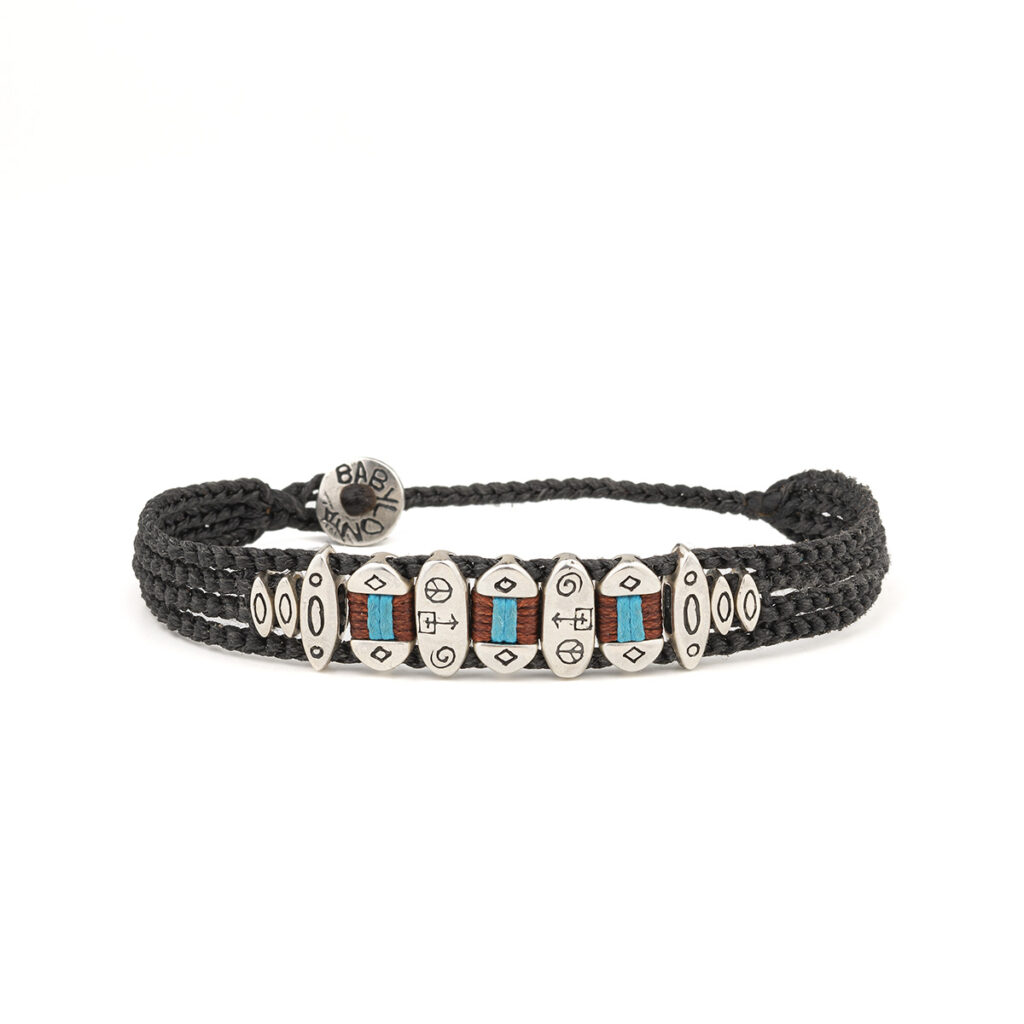 Fantasy Line Up Bracelet 935° Sterling Silver