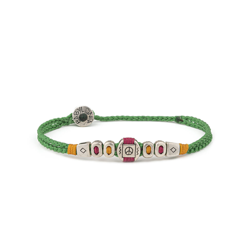 Peace Ponds Bracelet 935° Sterling Silver
