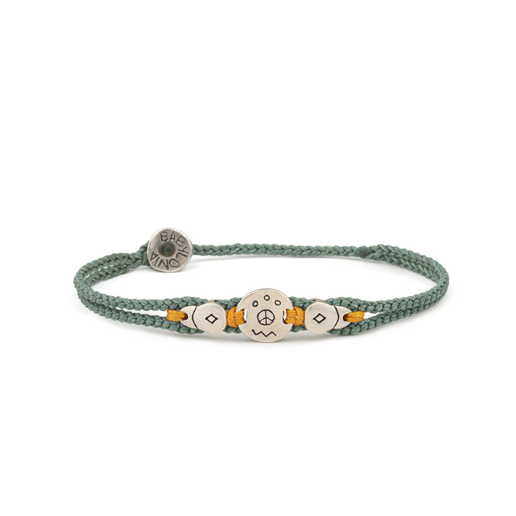 Peace Plateau Bracelet 935° Sterling Silver