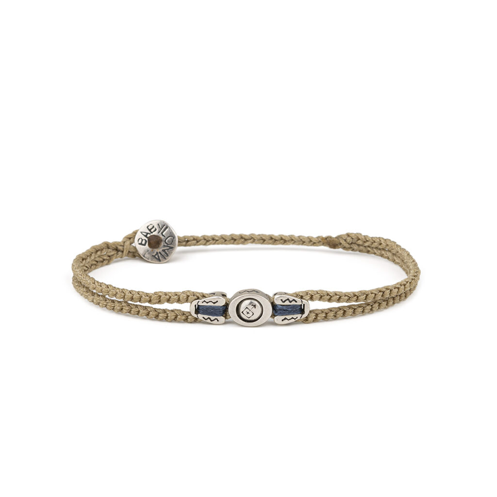 Round Fantasy Linked Bracelet 935° Sterling Silver