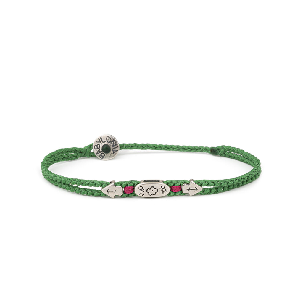 Trust Sideways Bracelet 935° Sterling Silver