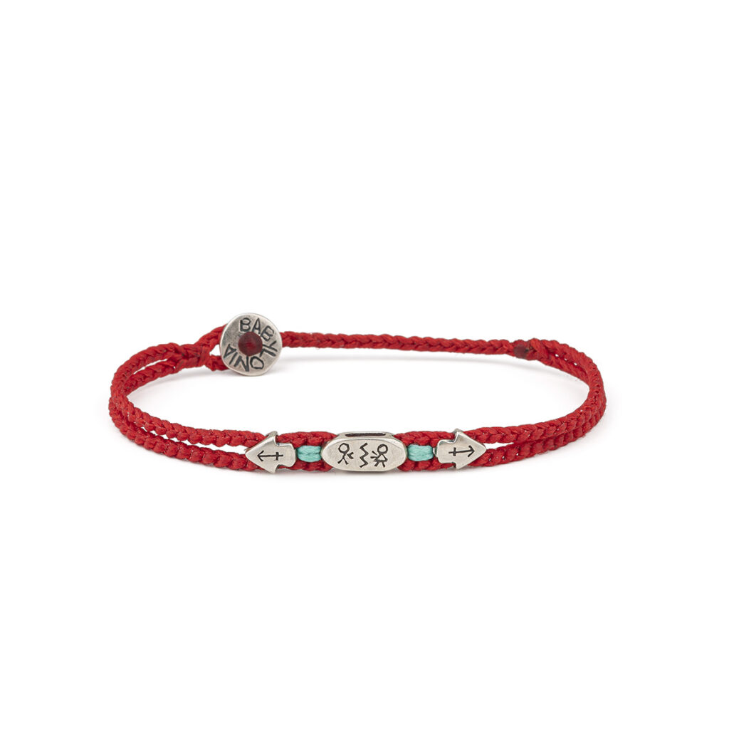 Sentiment Sideways Bracelet 935° Sterling Silver