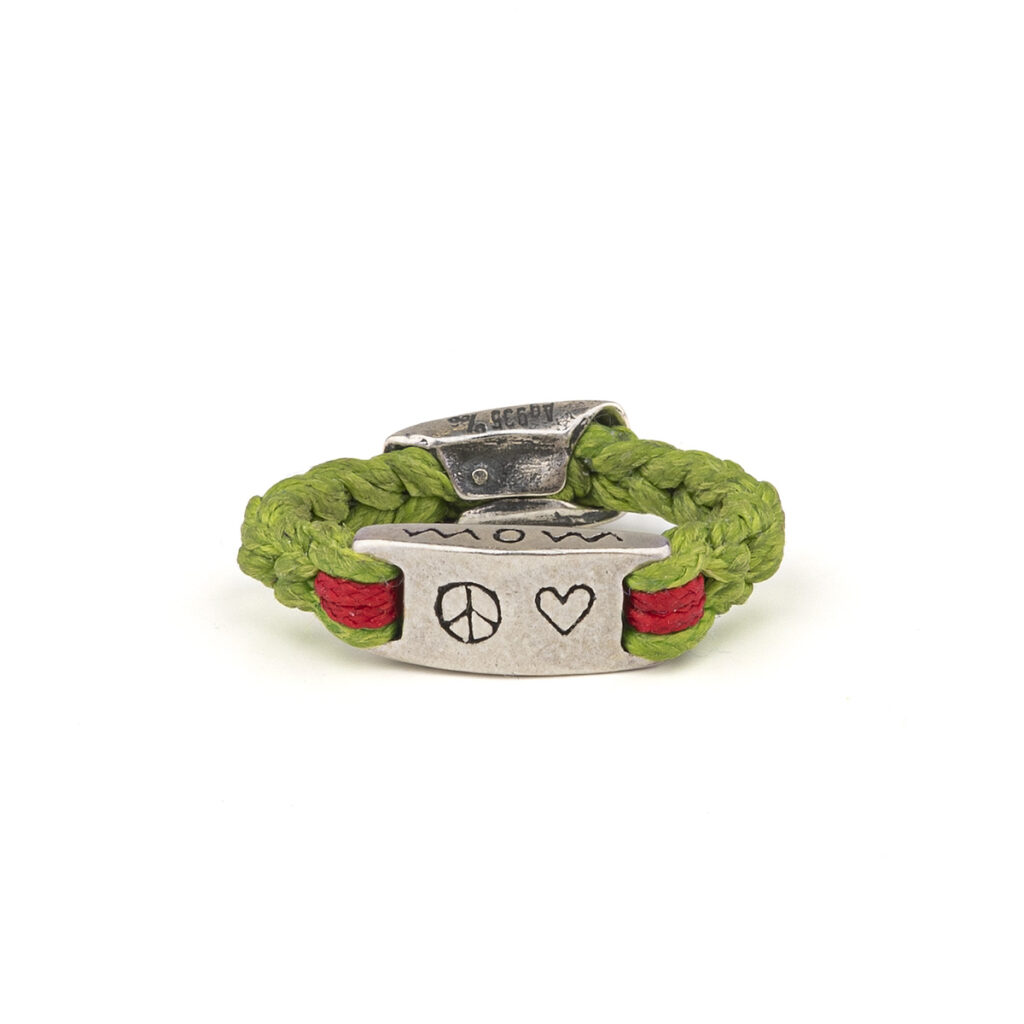 Love & Peace Appetizer Ring 935° Sterling Silver