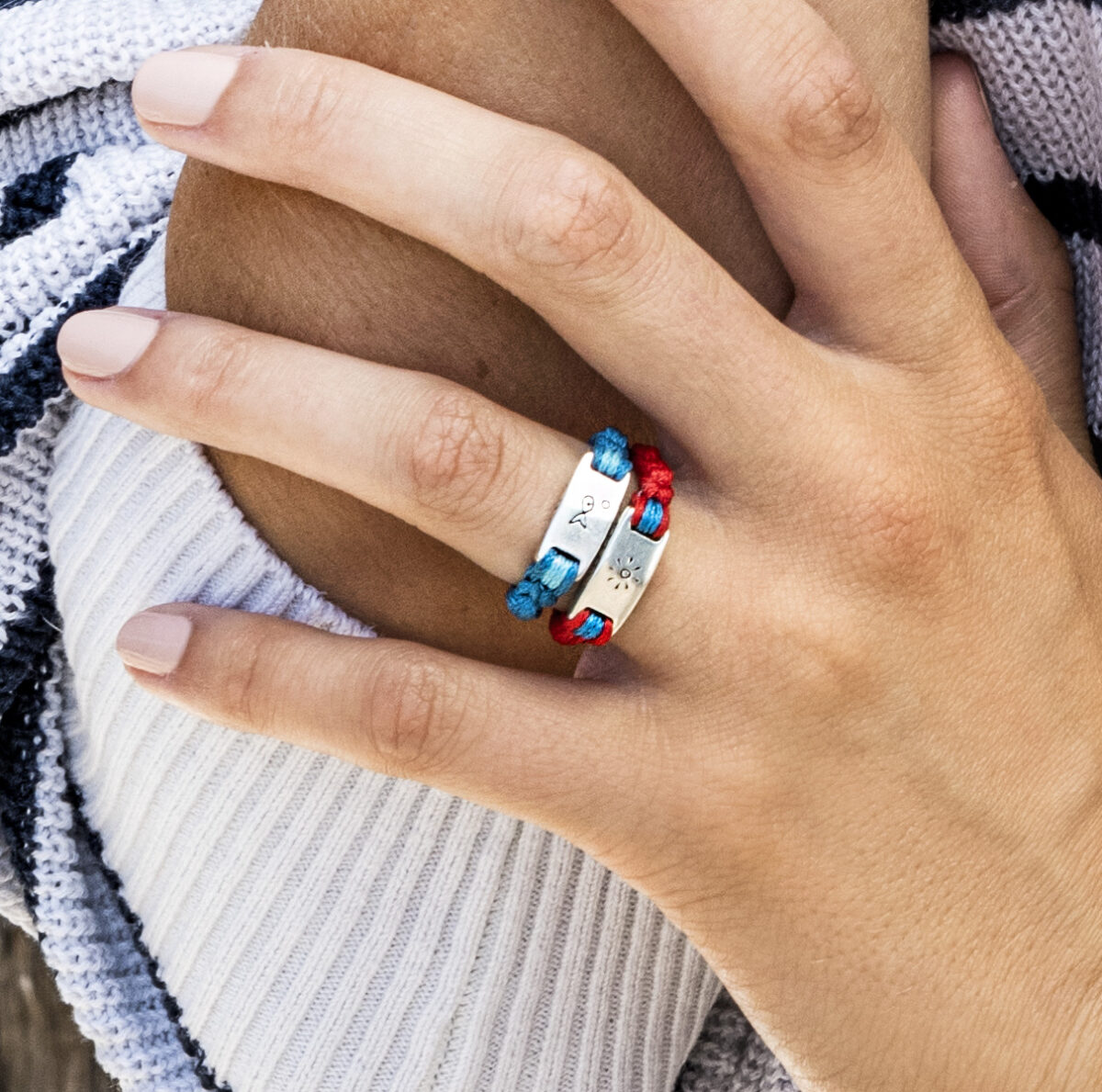 Adaptability Appetizer Ring 935° Sterling Silver - Image 2