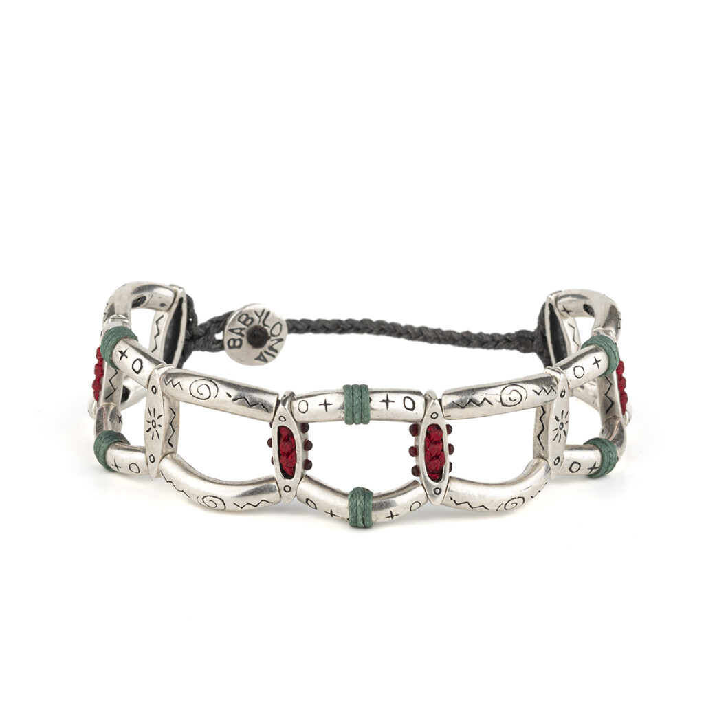 Tight Pirogues Bracelet 935° Sterling Silver