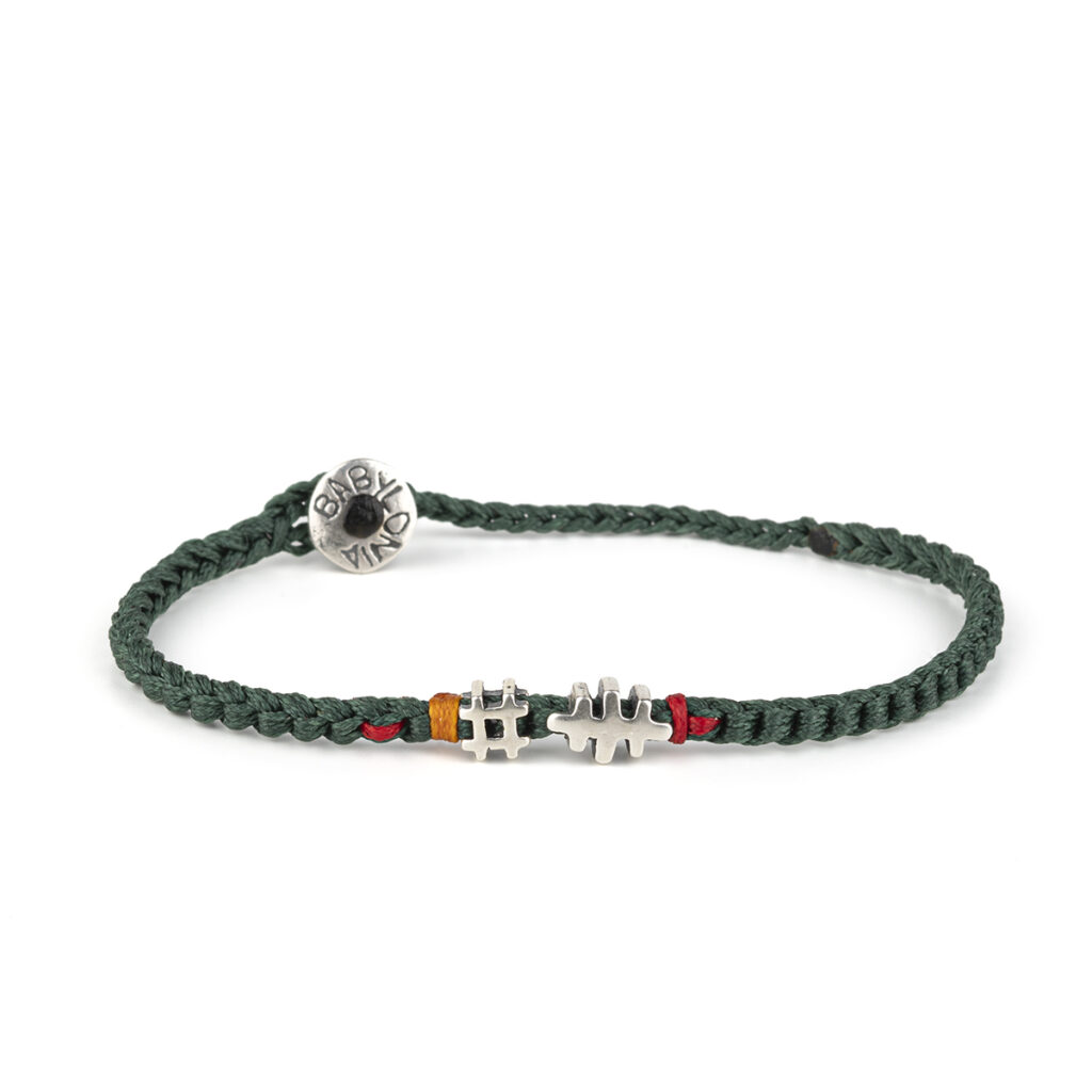 Social Communication Bracelet 935° Sterling Silver