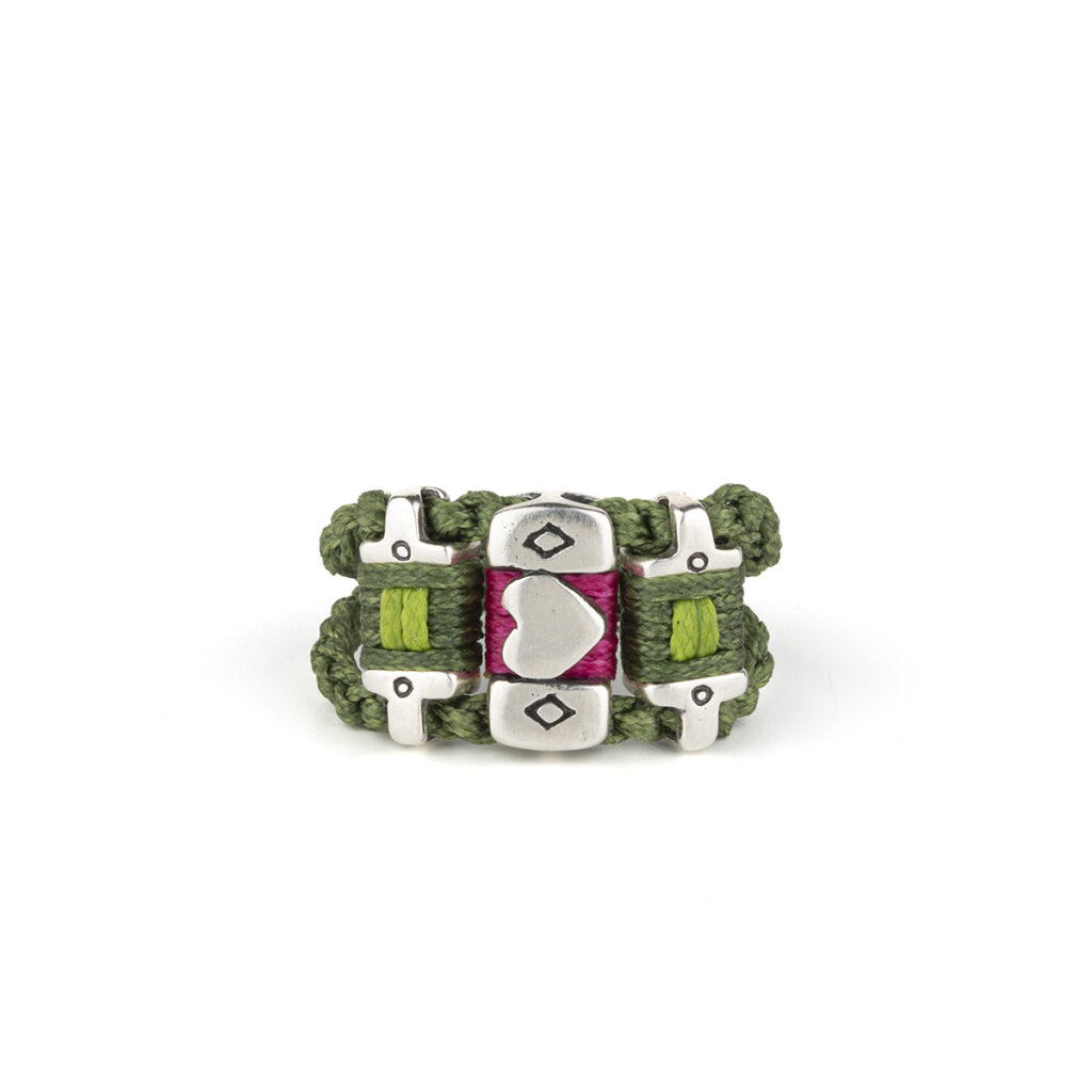 Booked Love Ring 935° Sterling Silver