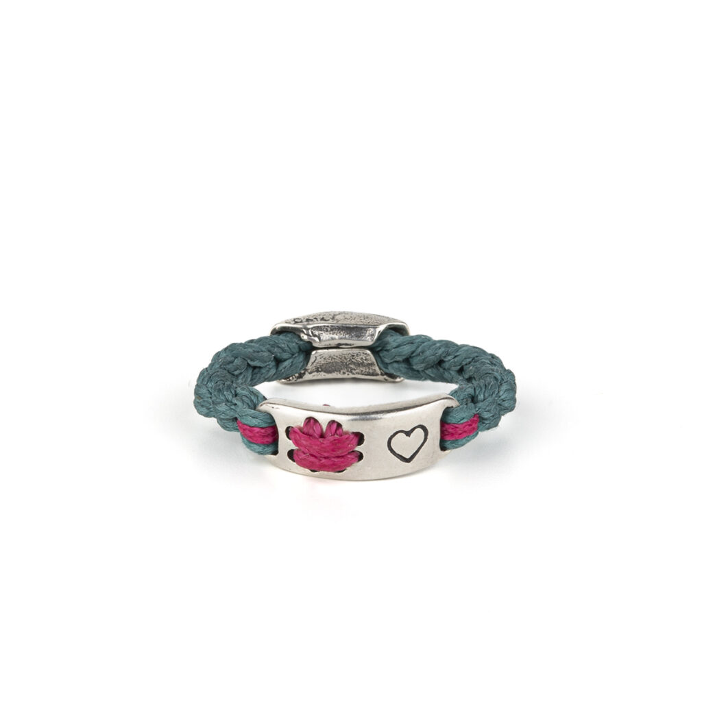 Hashtag Love Ring 935° Sterling Silver