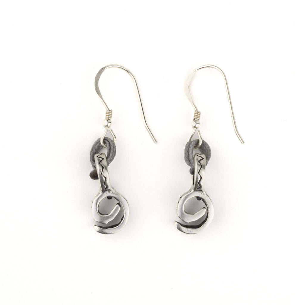 Hearing Soul Earrings 935° Sterling Silver