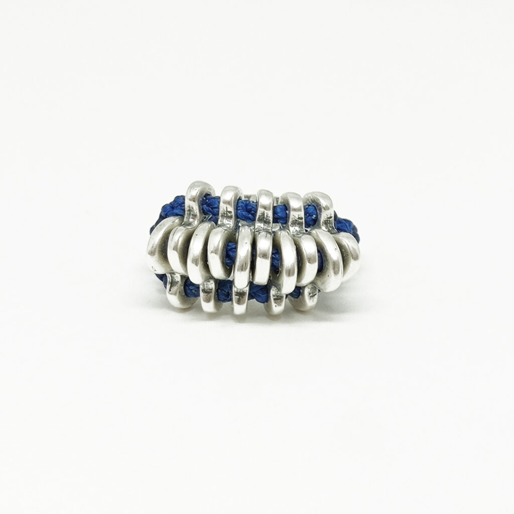 Backbone of Self Ring 935° Sterling Silver