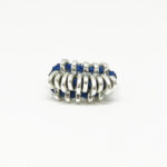 Backbone of Self Ring 935° Sterling Silver