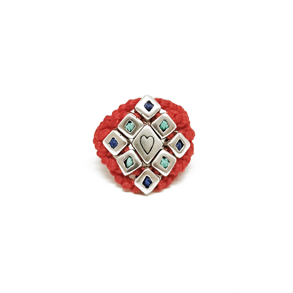 Full of Hearts Ring 935° Sterling Silver