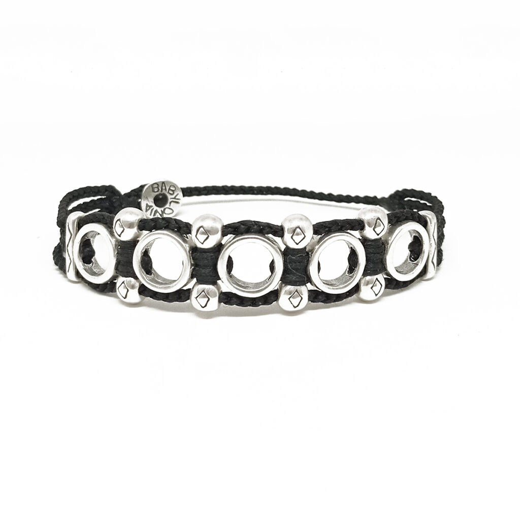 Sentiment Loopholes Bracelet 935° Sterling Silver