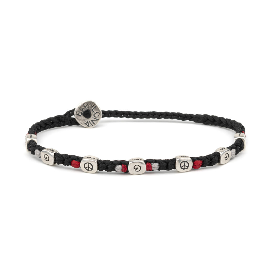 Peaces & Suns Bracelet 935° Sterling Silver