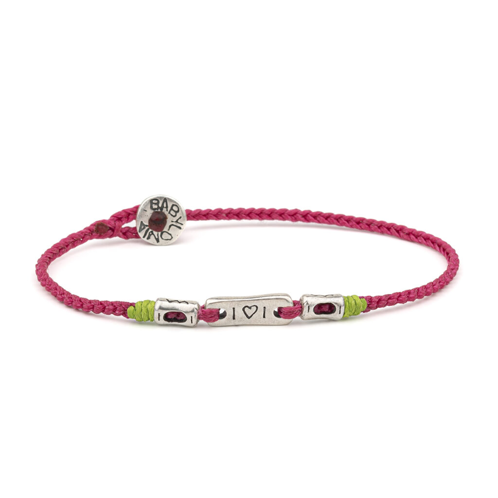 Love on Board Bracelet 935° Sterling Silver