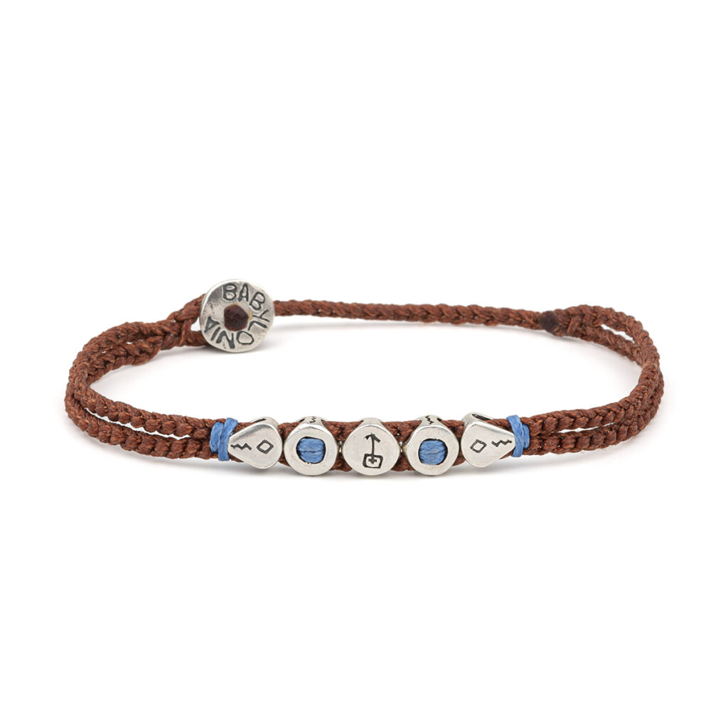Fantasy Sign Bracelet 935° Sterling Silver