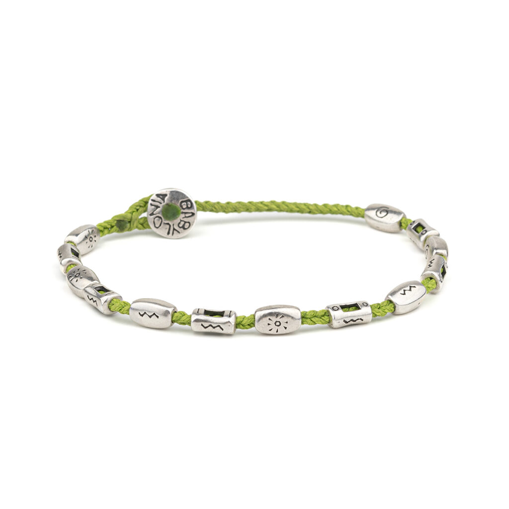 Sentiment in Queue Bracelet 935° Sterling Silver