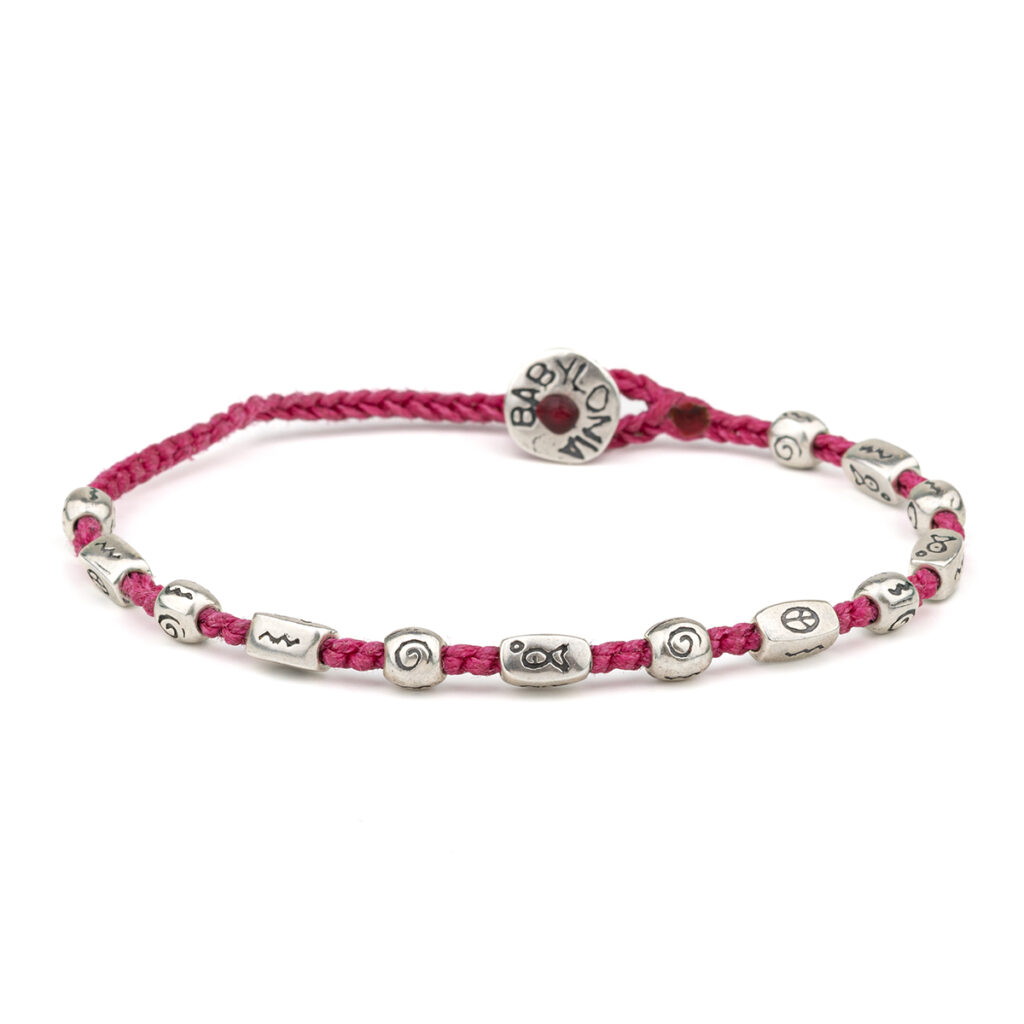 Peace in Queue Bracelet 935° Sterling Silver