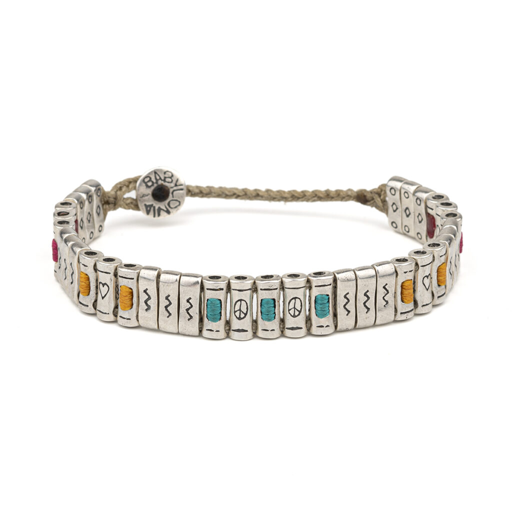 Go for Peace Bracelet 935° Sterling Silver