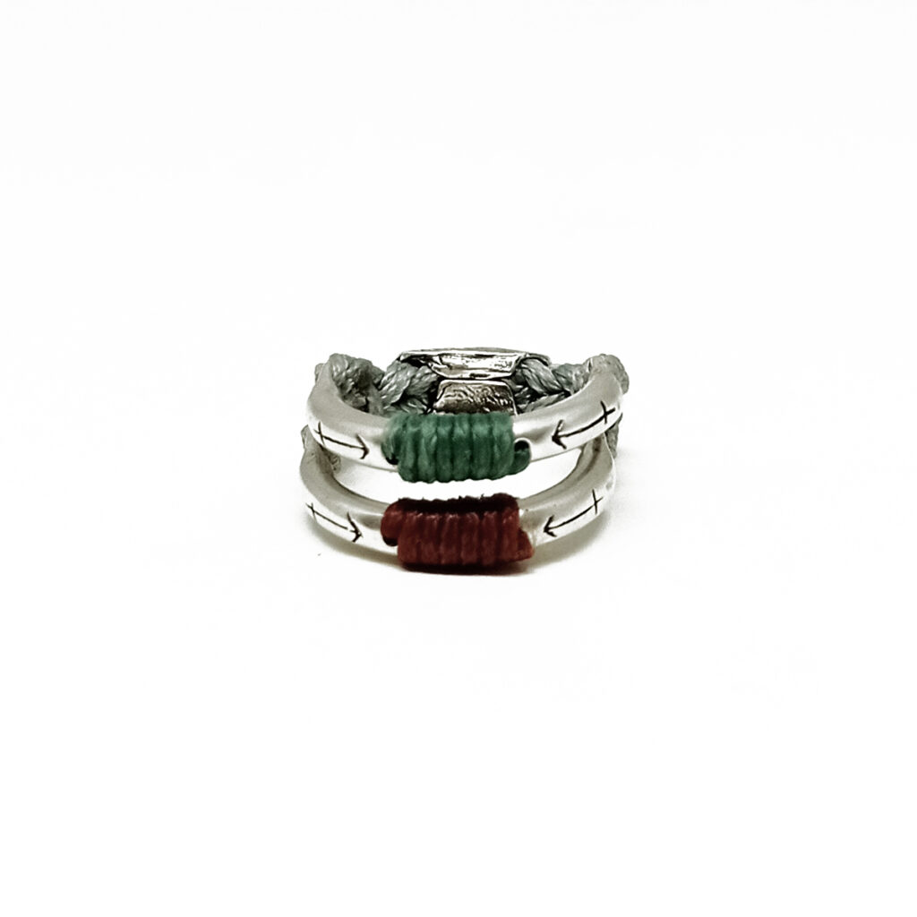 Ambition Packed Ring 935° Sterling Silver
