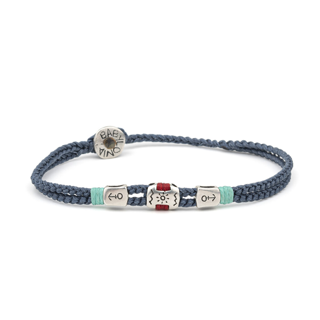 Anchored Optimism Bracelet 935° Sterling Silver