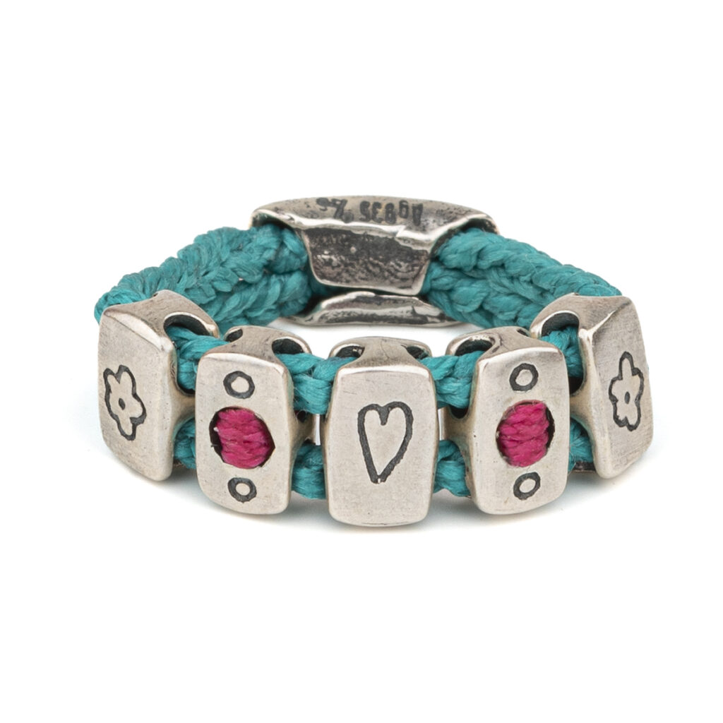 Love Mirroring Ring 935° Sterling Silver