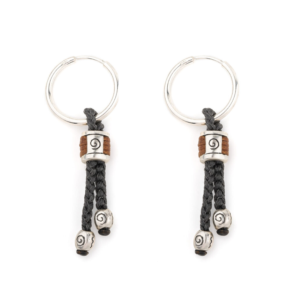 Soul Dripping Earrings 935° Sterling Silver
