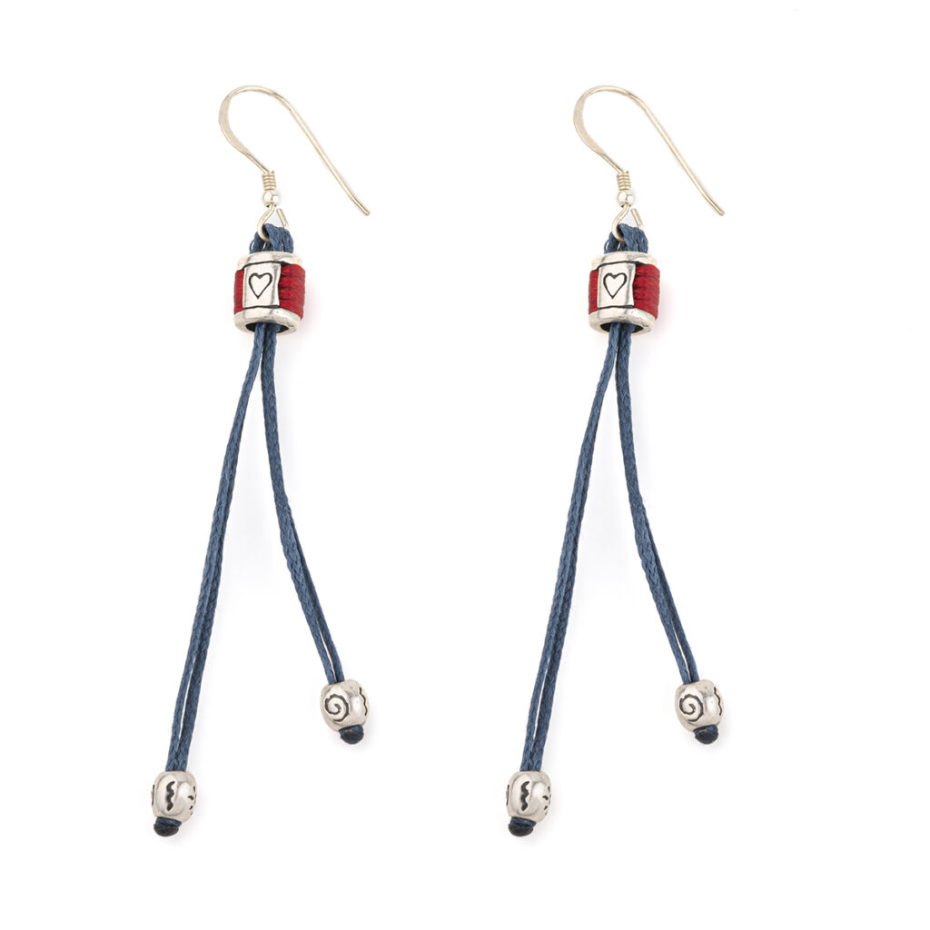 Love Raindrops Earrings 935° Sterling Silver