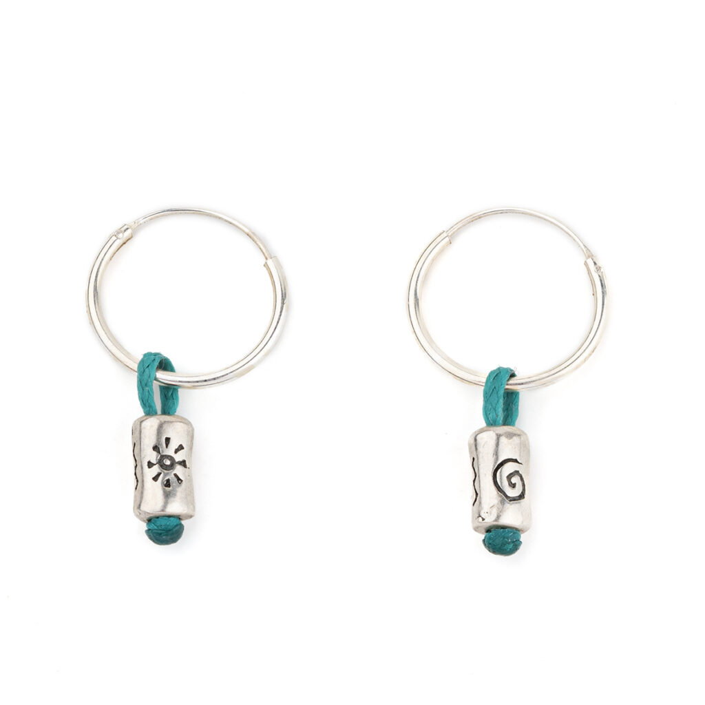 Optimism Twirl Earrings 935° Sterling Silver