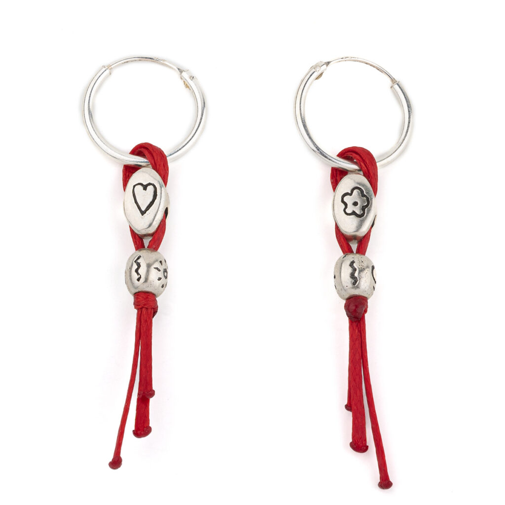 Love Harness Earrings 935° Sterling Silver