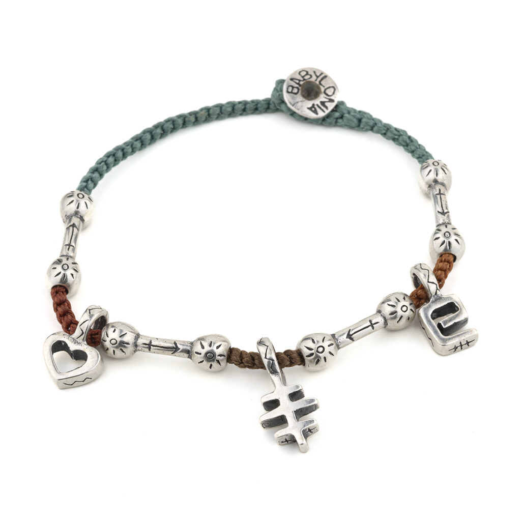 Charming Communication Bracelet 935° Sterling Silver