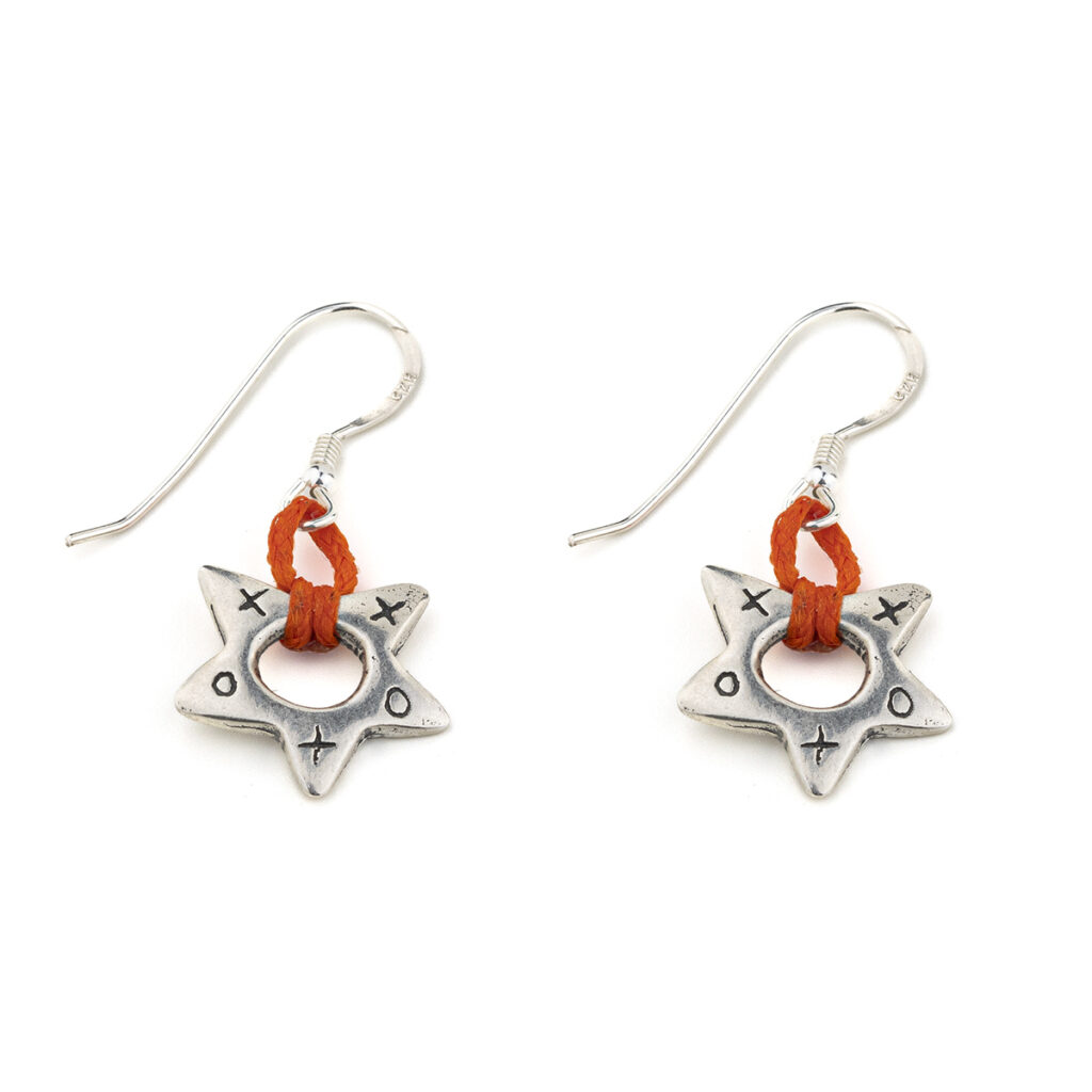 Hope Grabbed Earrings 935° Sterling Silver