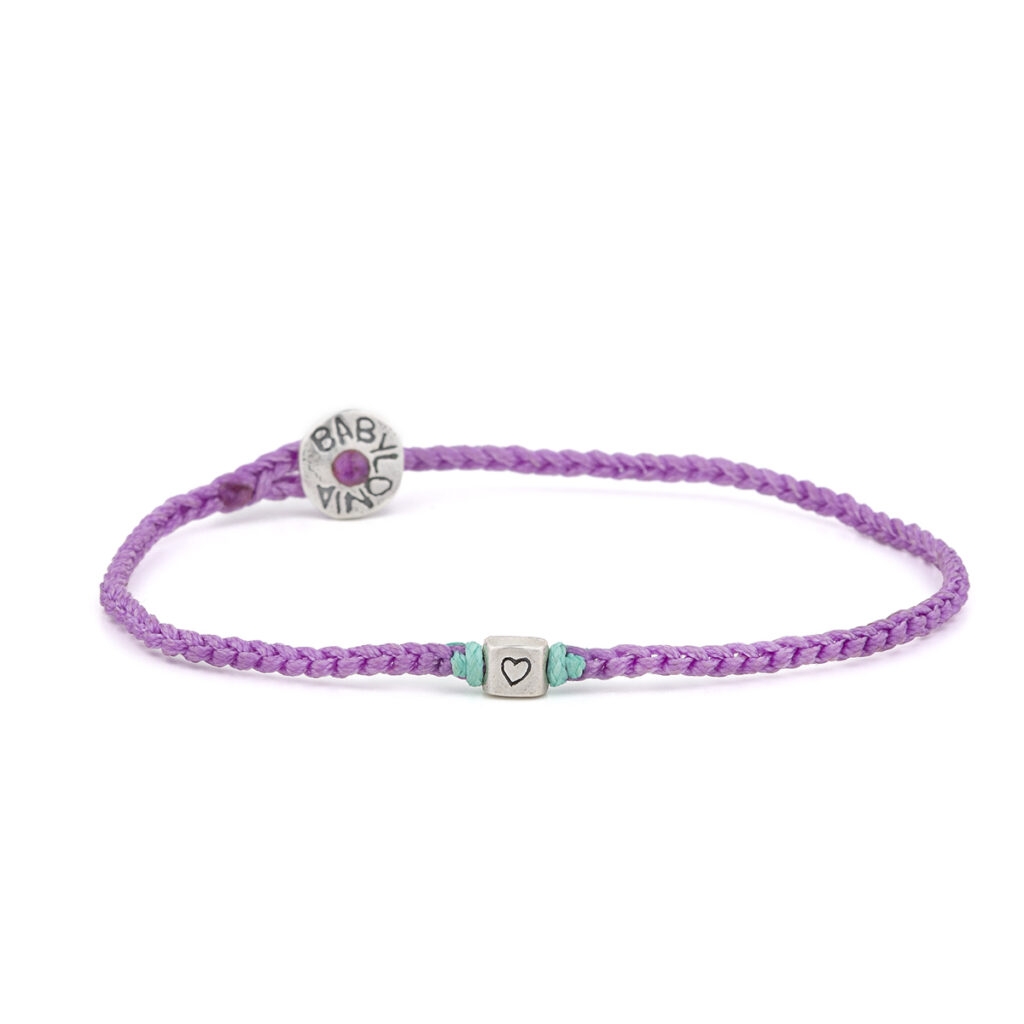 Love Little Cube Bracelet 935° Sterling Silver