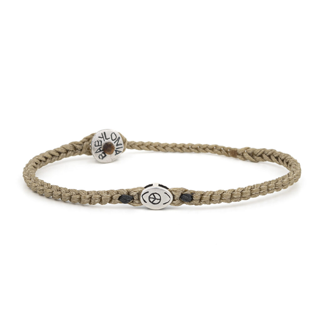 Circular Peace Bracelet 935° Sterling Silver