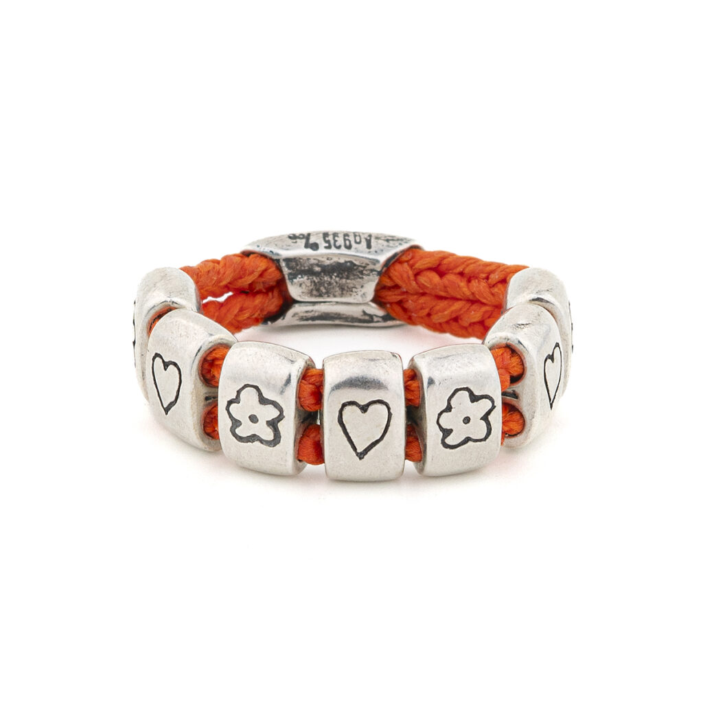 Love Pebbles Ring 935° Sterling Silver