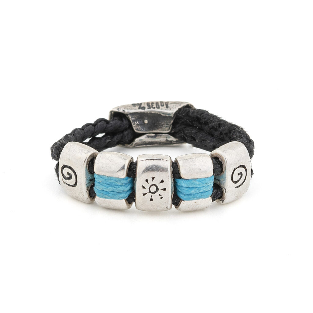 Optimism Pebbles Ring 935° Sterling Silver