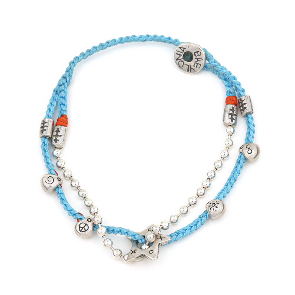 Two Times Hope Bracelet 935° Sterling Silver