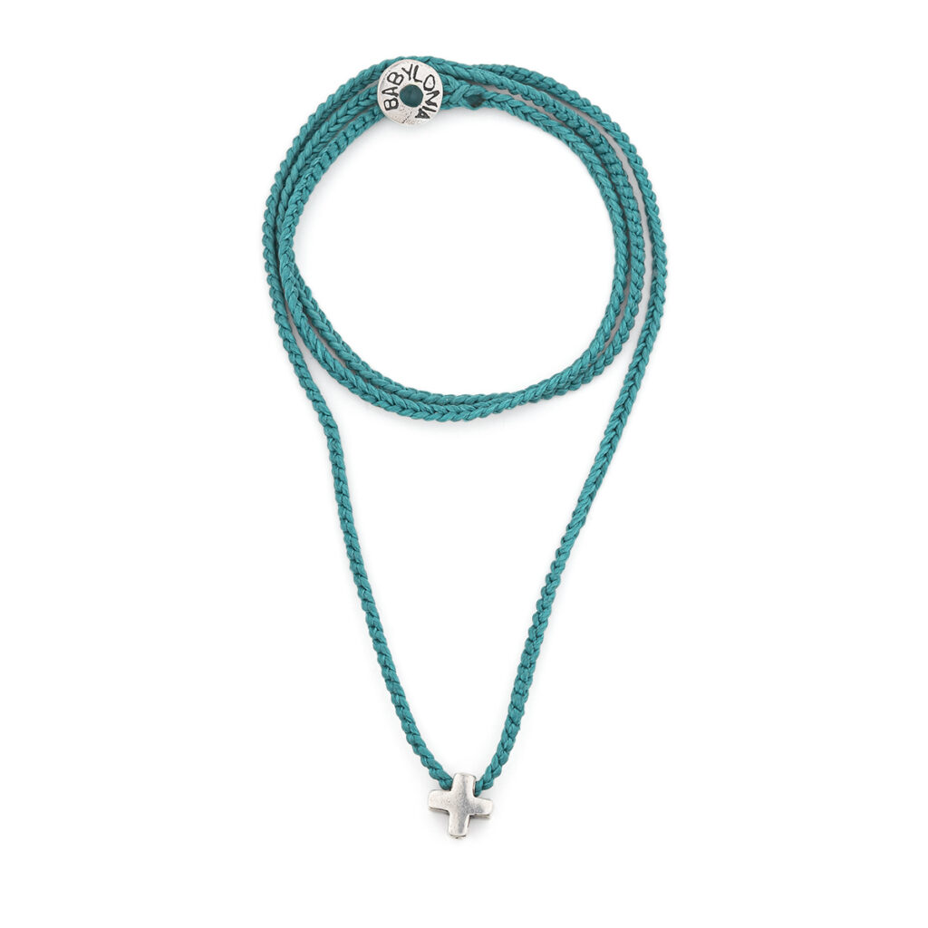 Tender Faith Cross Necklace 935° Sterling Silver