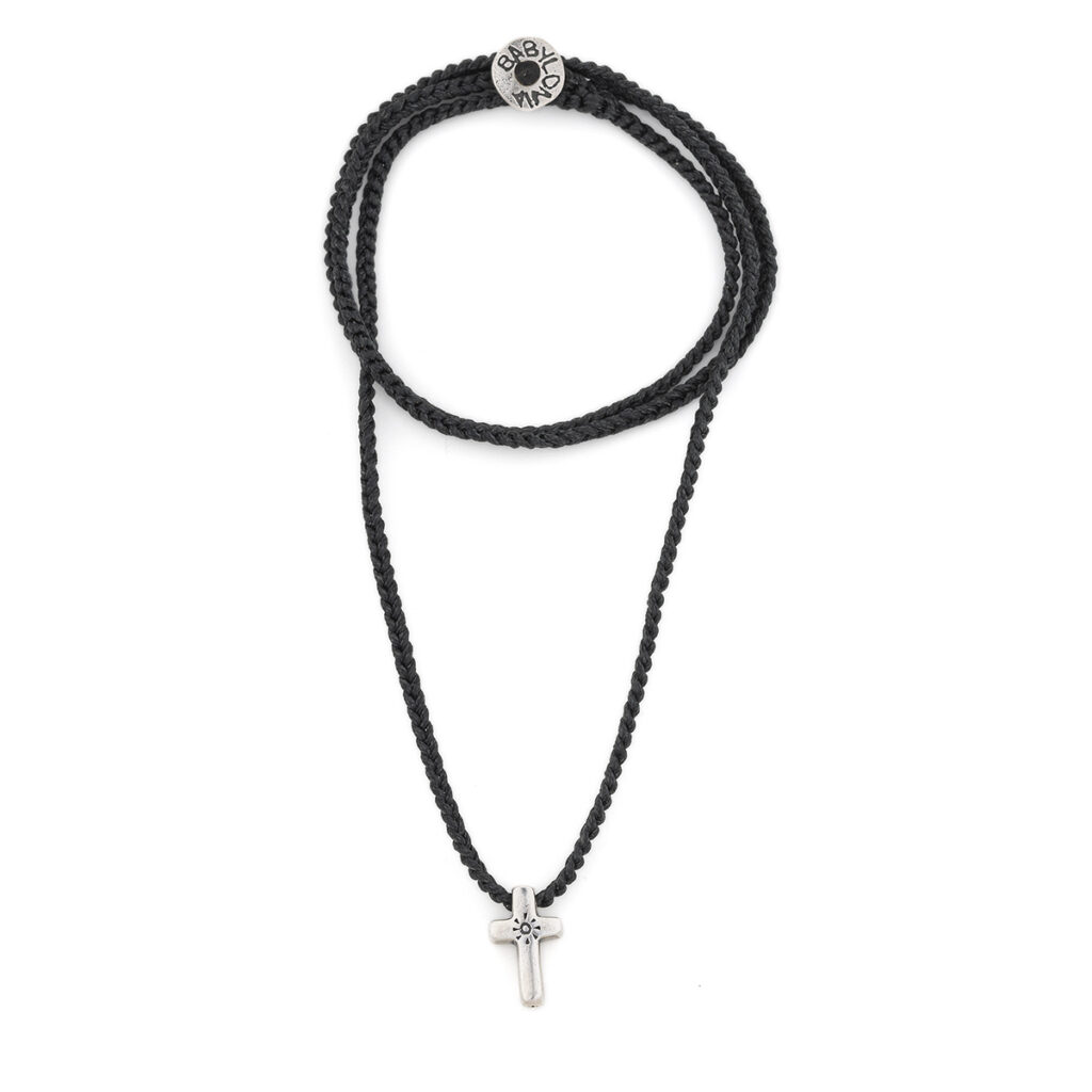 Gentle Optimism Cross Necklace 935° Sterling Silver